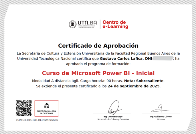 Certificado Power BI 2025